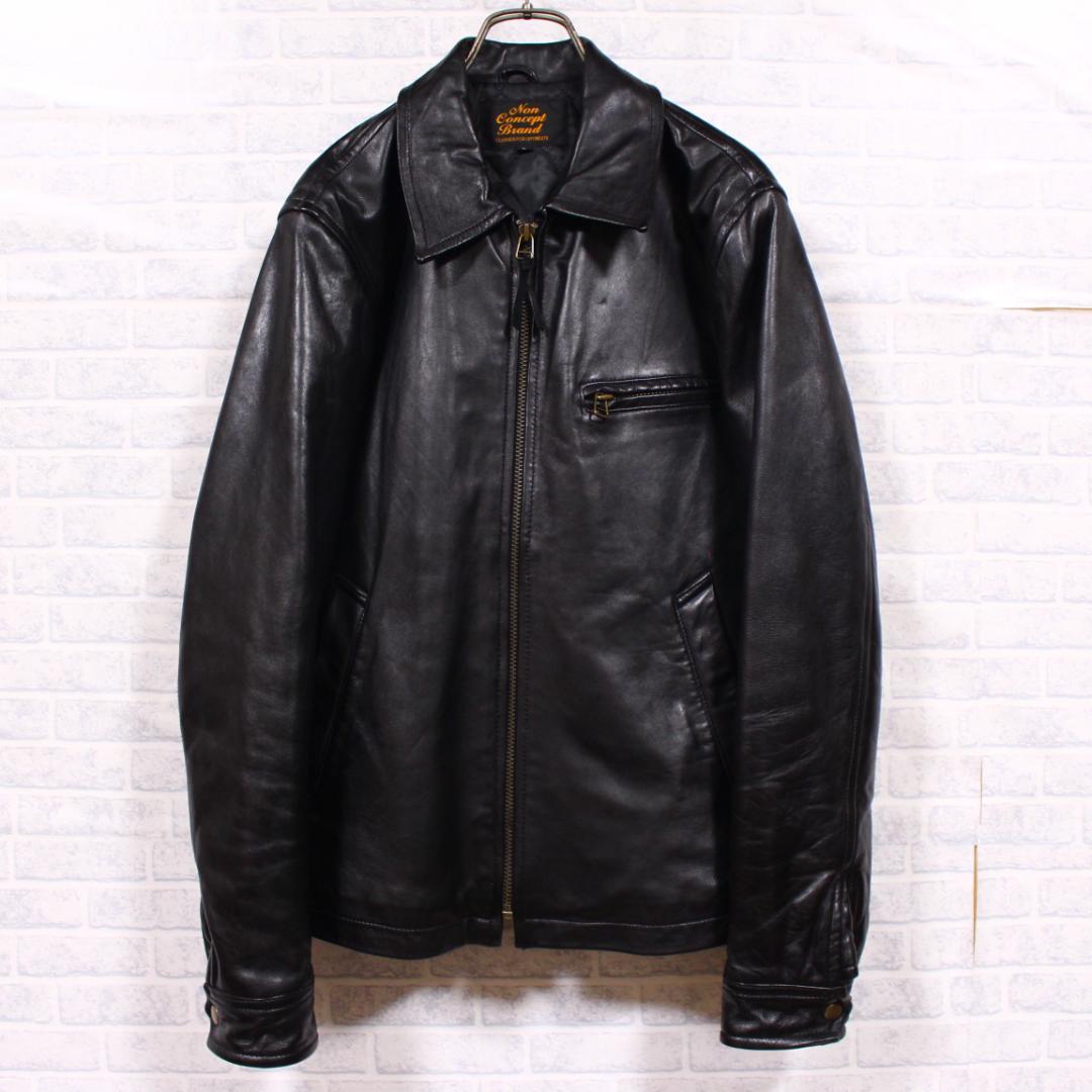 ラムレザー シングル ライダース ジャケット 裏地 キルティング 革ジャン