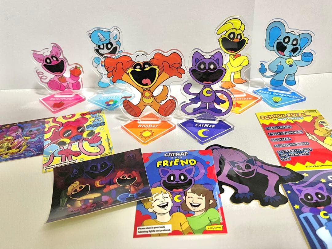 Poppy Playtime スマイリングクリッターズ アクリルスタンド＋シール