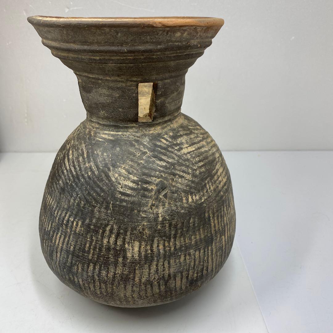古代　韓国　新羅土器　高さ約23.5㎝　タカサ　東さ7-0304①