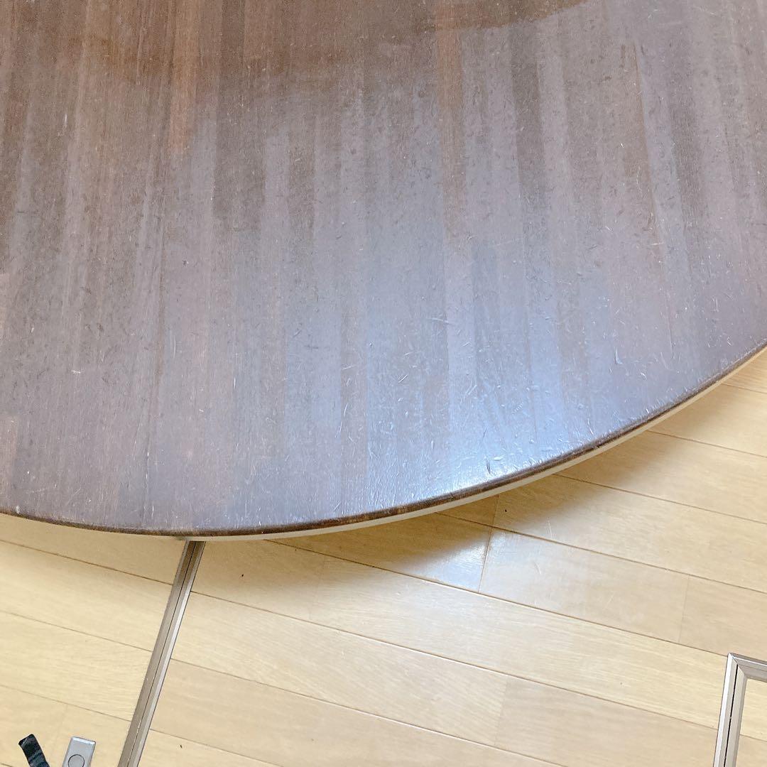 ①円卓　食卓　丸テーブル　昭和レトロ　ターンテーブル　大型　和モダン　中華