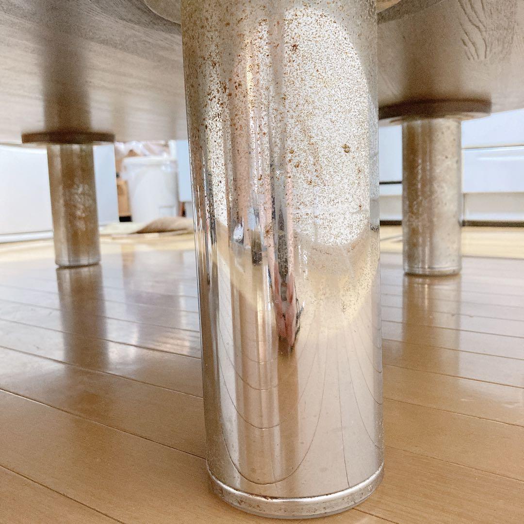 ①円卓　食卓　丸テーブル　昭和レトロ　ターンテーブル　大型　和モダン　中華