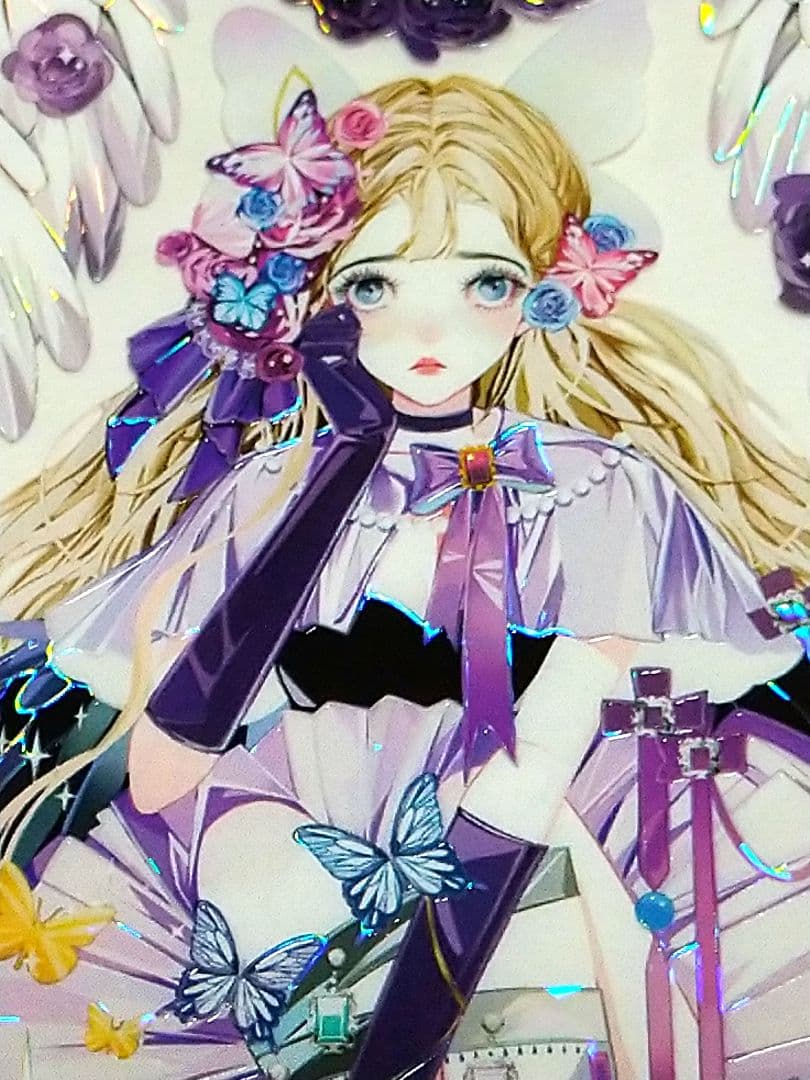 J538＃咏夜羽咒(贝壳光)YUMMY STADIO切り売り海外人物マステ女の子