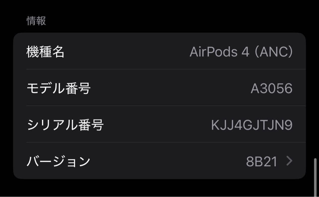 やまさん専用　Apple AirPods4(ANC)