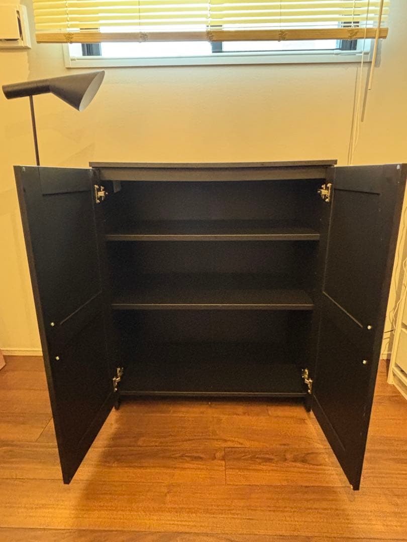 （完成品 組立品）IKEA キャビネット　ブリムネス　BRIMNES ブラック