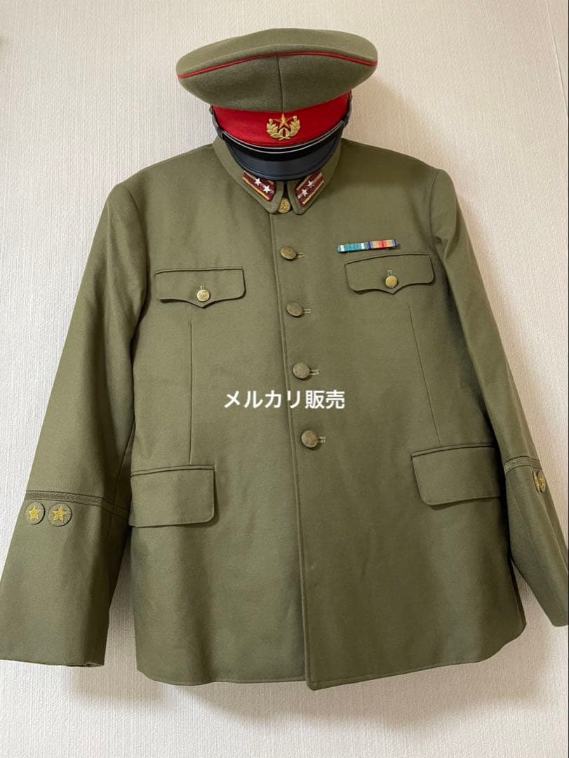 日本陸軍三式将校コスプレセット(制帽/ジャケット/ズボン)軍服コスプレ