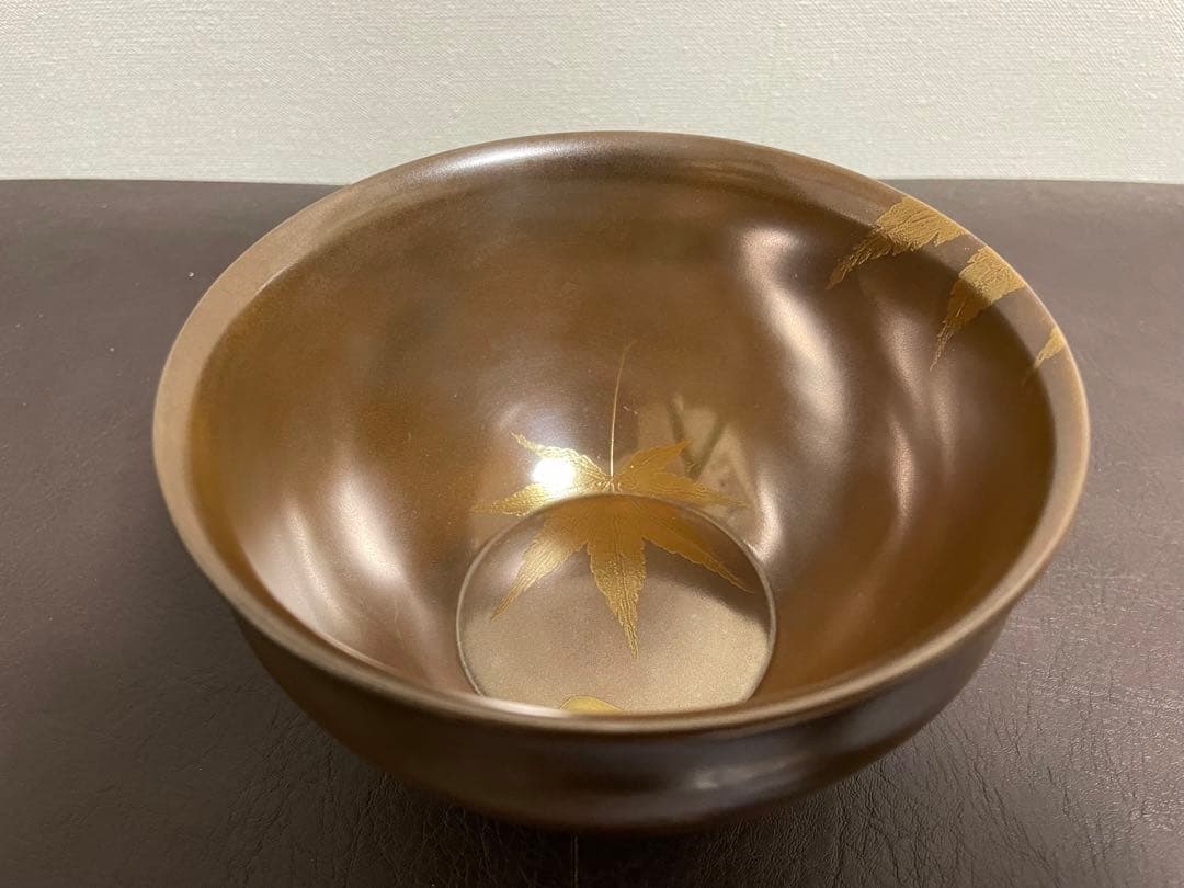 前端雅峯　雲錦蒔絵銀溜建水　蒔絵　建水　茶道具