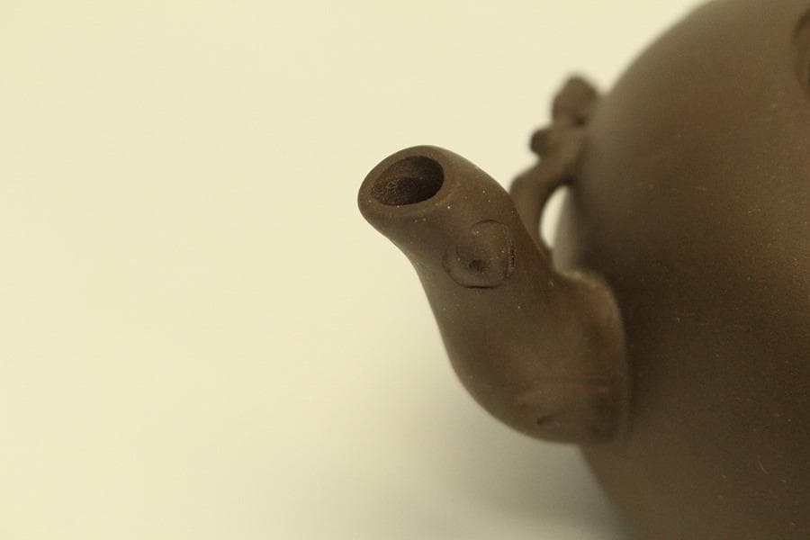 煎茶 紫泥 急須 中国美術(BB463)