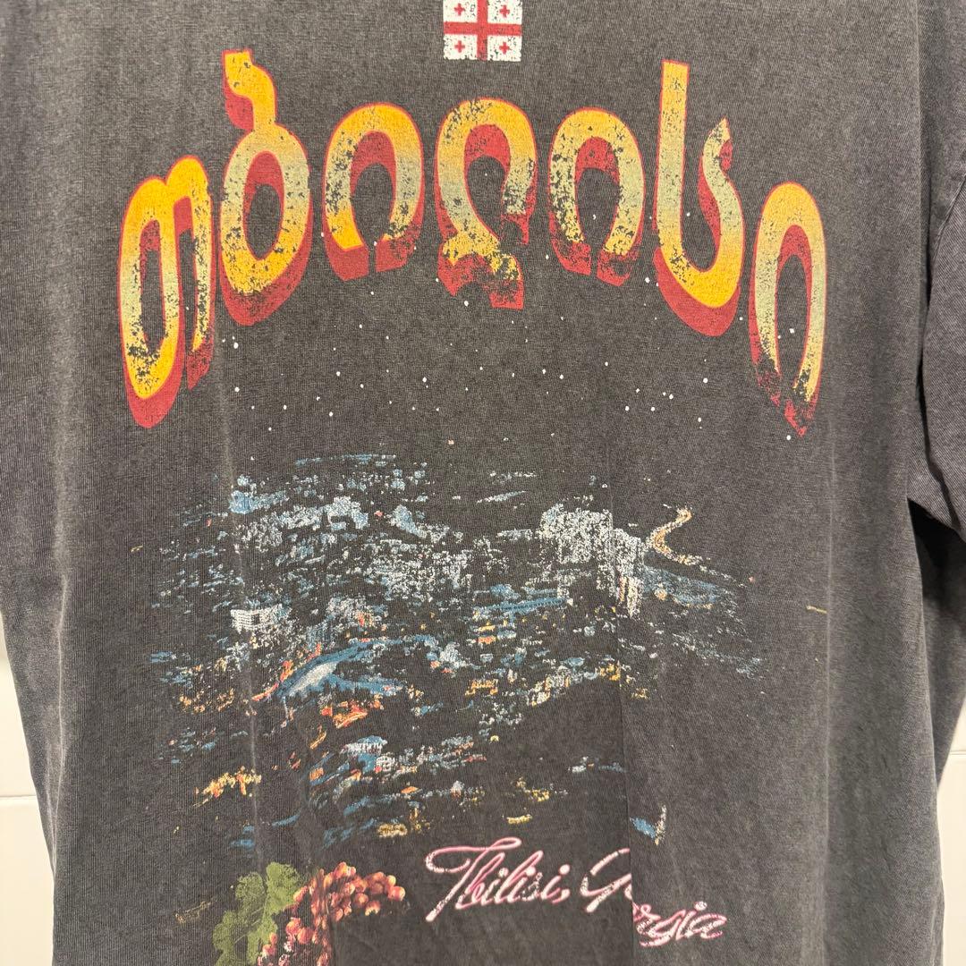 BALENCIAGA Tbilisi Tシャツ ダークグレー サイズ3