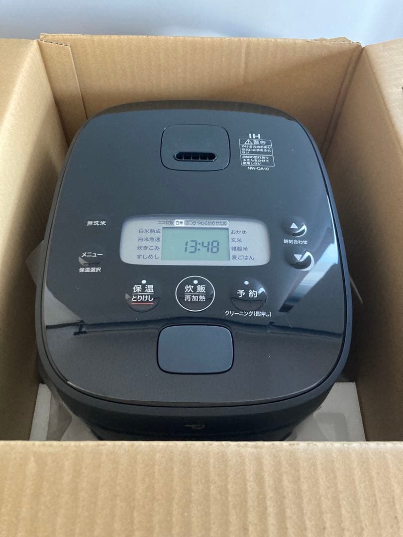 象印 IH炊飯器 極め炊き NW-QA10-BA ブラック [5.5合炊き]