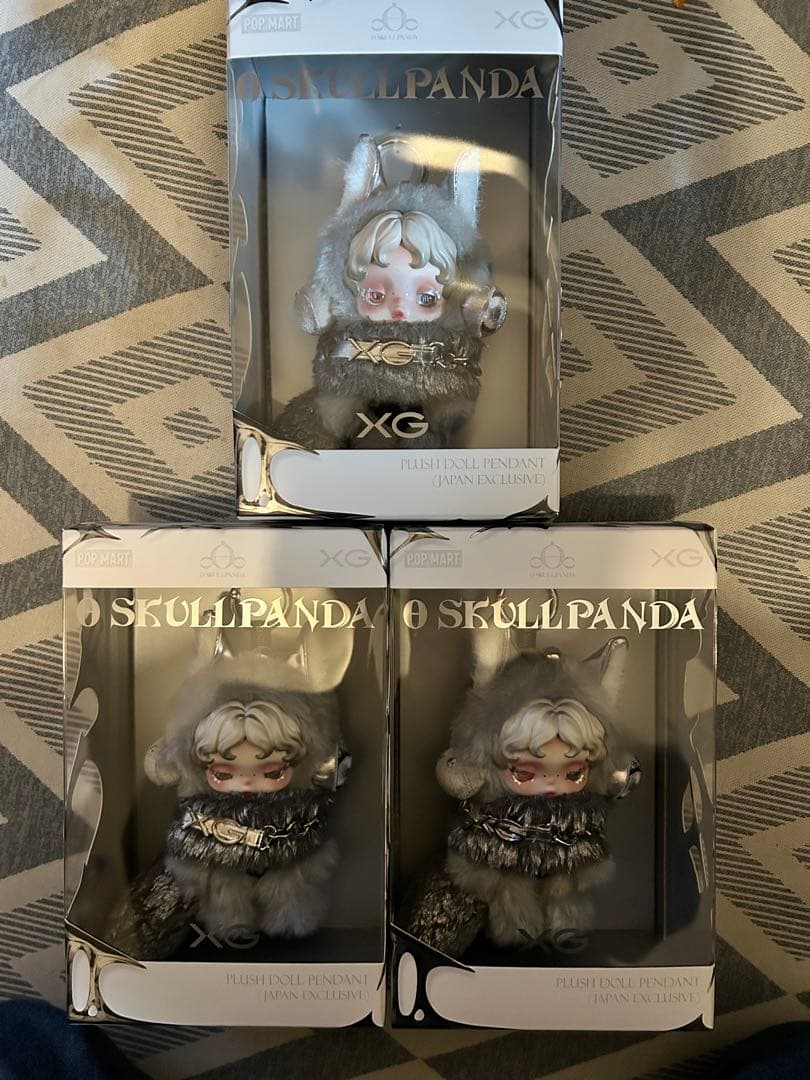 スカルパンダSKULLPANDA XG コラボ 日本限定 3個