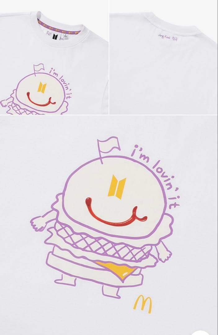 新品未使用⭐︎完売品【BTS】Jung Kook ジョングク　マクドナルド　XL