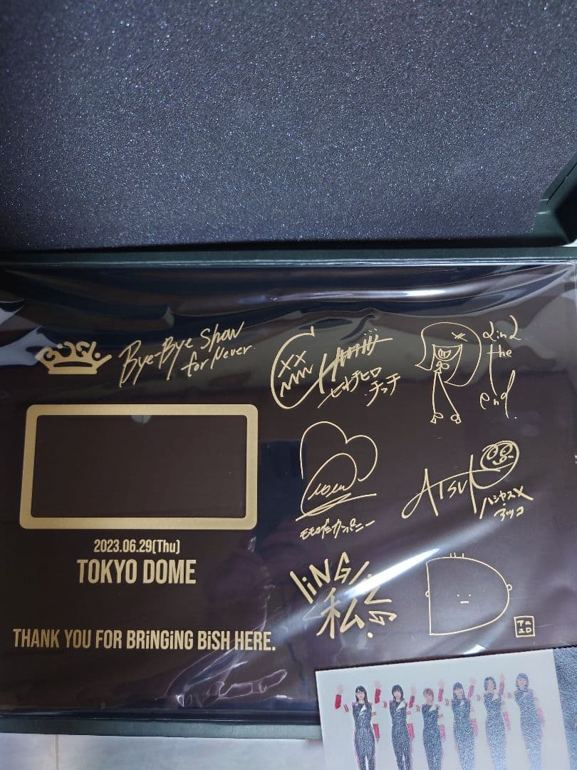 BiSH サイン入り記念品 TOKYO DOME