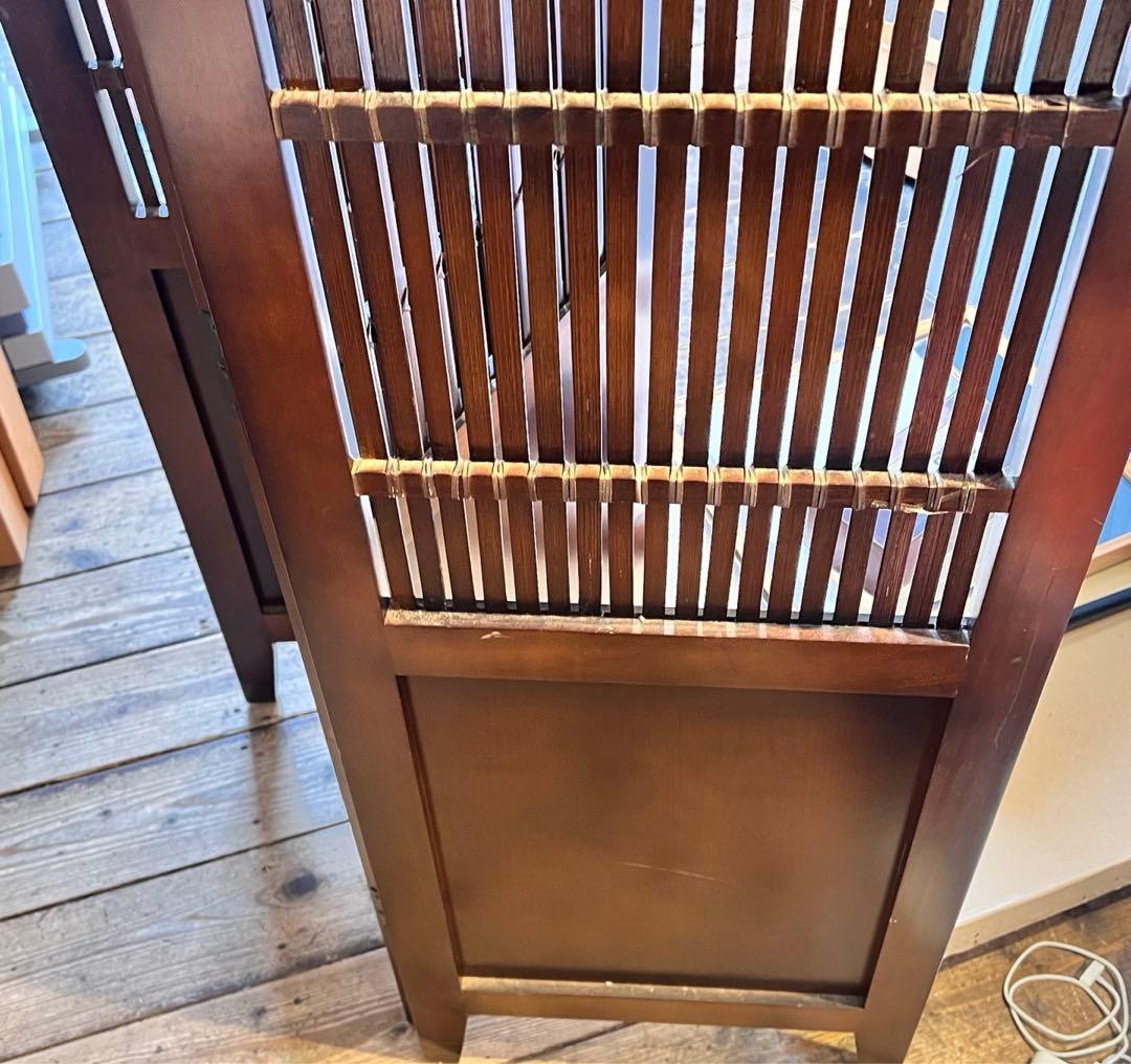 ①木製　パーテーション　衝立　お店　インテリア　コレクション