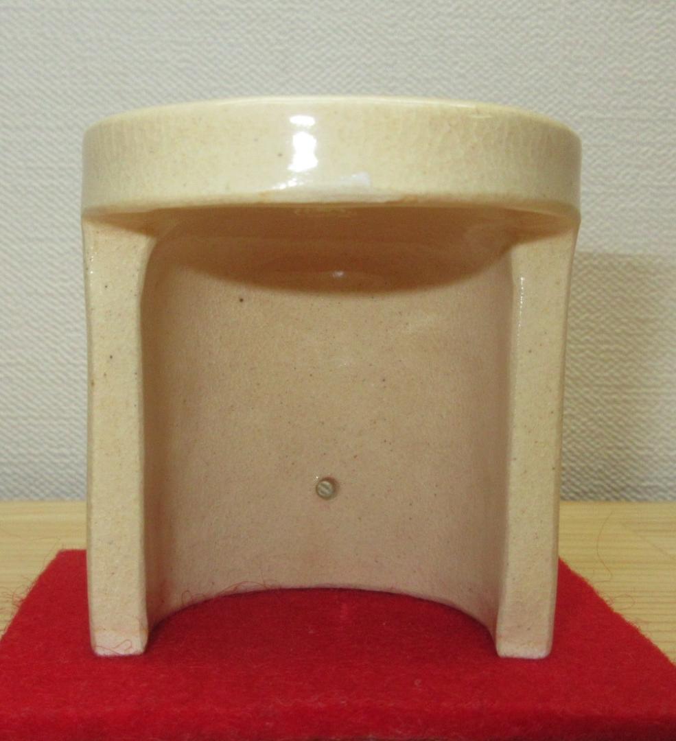 送料込【逢絢亭】茶道具 蓋置 京焼 瓦蓋置 藪内流好 真葛（宮川）香斎 共箱入り