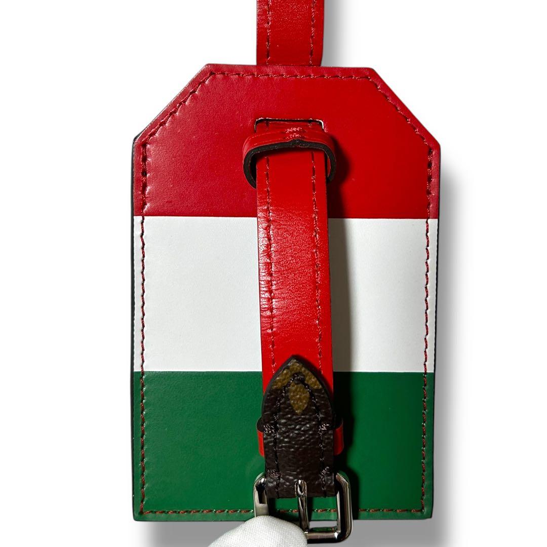 【美品】ルイ・ヴィトン エピ ポルト アドレス ネームタグ モノグラム チャーム