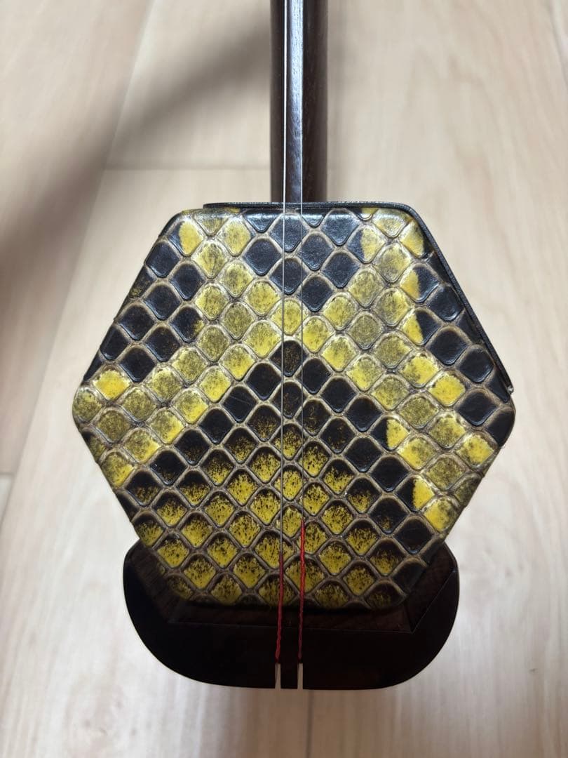 [新品未使用]二胡　明清旧料老紅木　李揚制　★10種類の駒セットをおまけでお付け