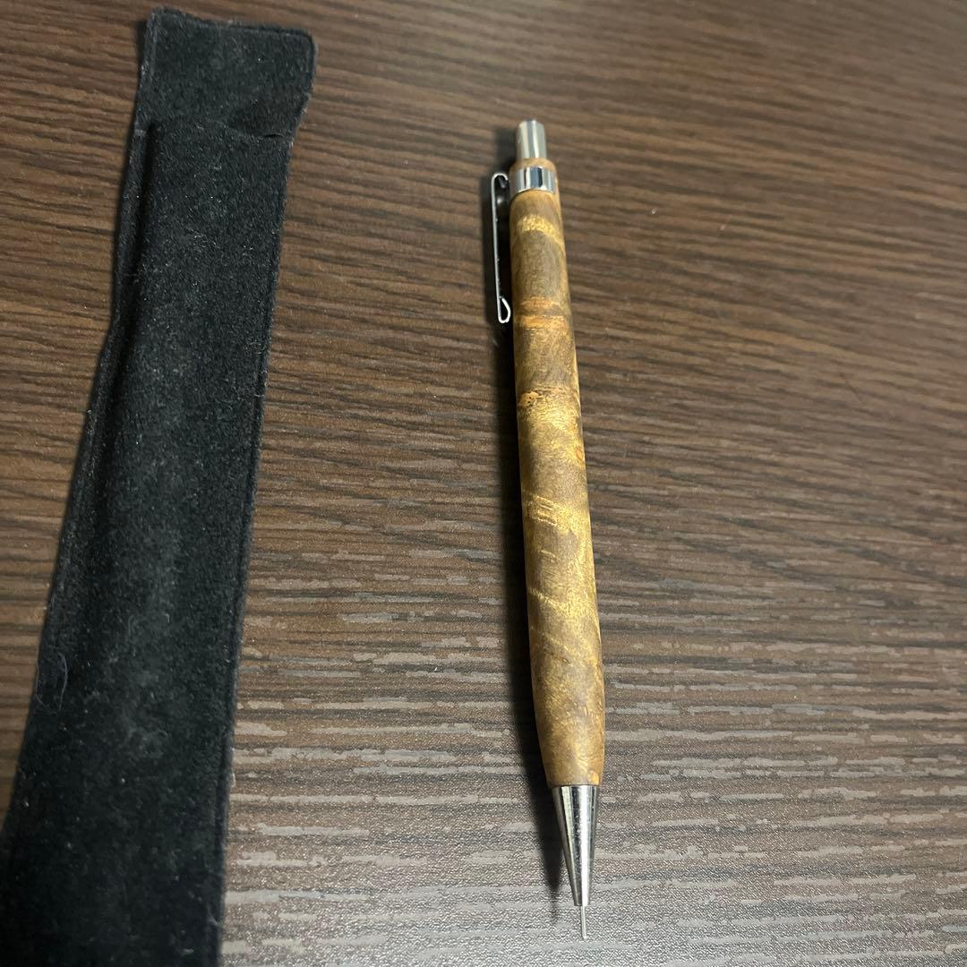 マーブルウッドシャープペンシル 0.3 0．5に変更可能