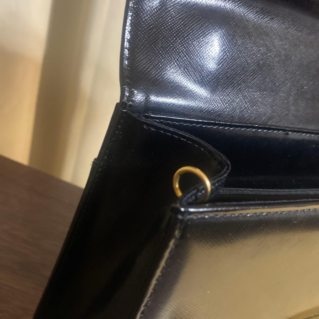 【送料無料】ヴェルサーチ ハンドバッグ フォーマル メデューサ レザー ブラック