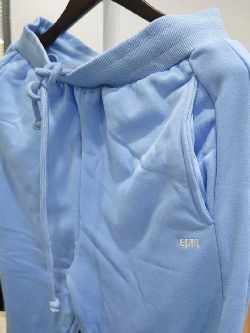 6PM ライトブルー フーディー＆パンツセット M