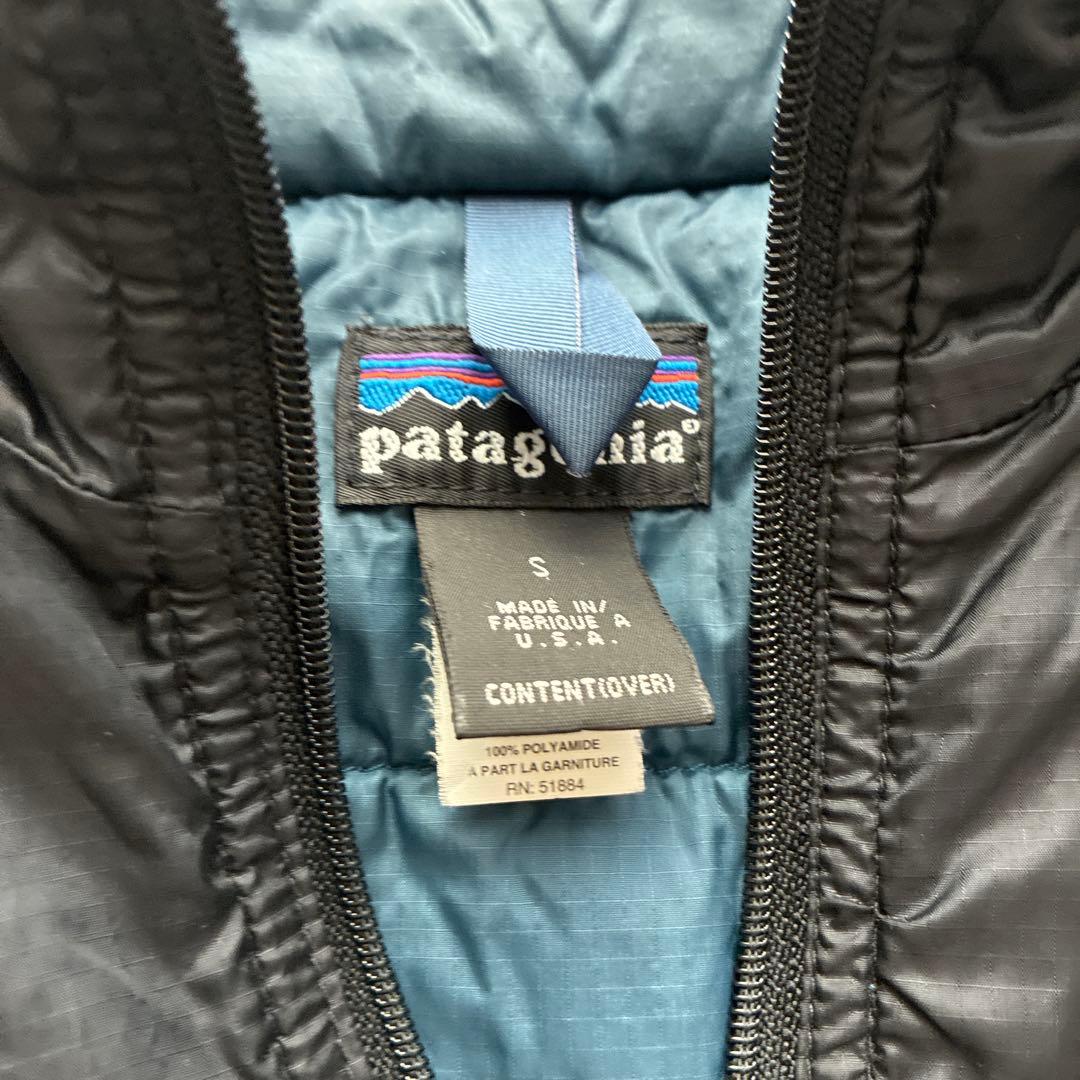 patagonia パフボールベスト　99年製　USA製　ブラック　s