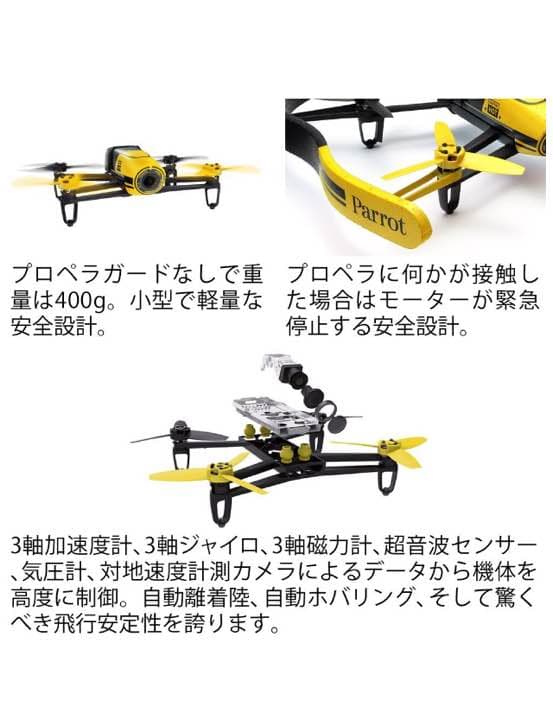 そろそろお終い Parrot Drone 1400万画【定価15万円】