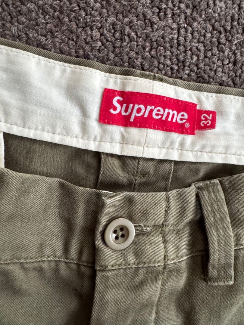 Supreme pin up chino pant olive 32 オリーブ