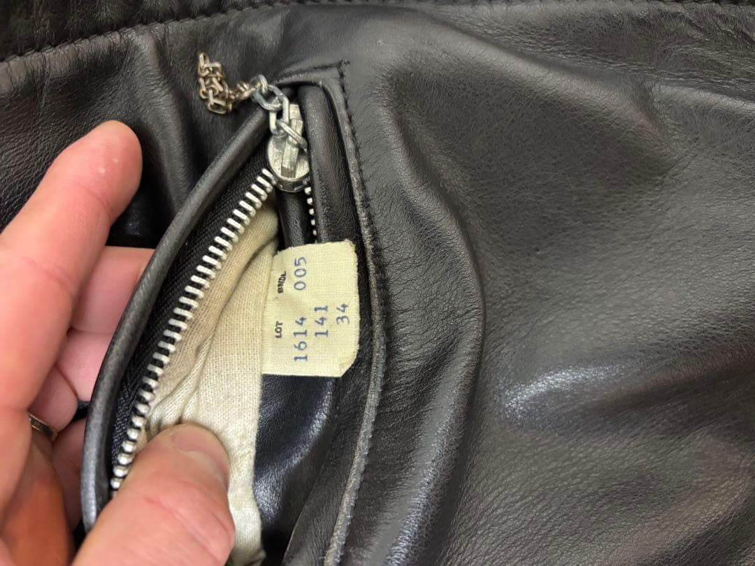 こ*ぎ様 schott 141 シングルライダースジャケット　34