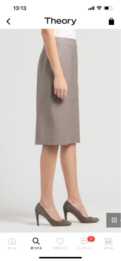 新品セオリーリュクス定番タイトスカートサイズ40