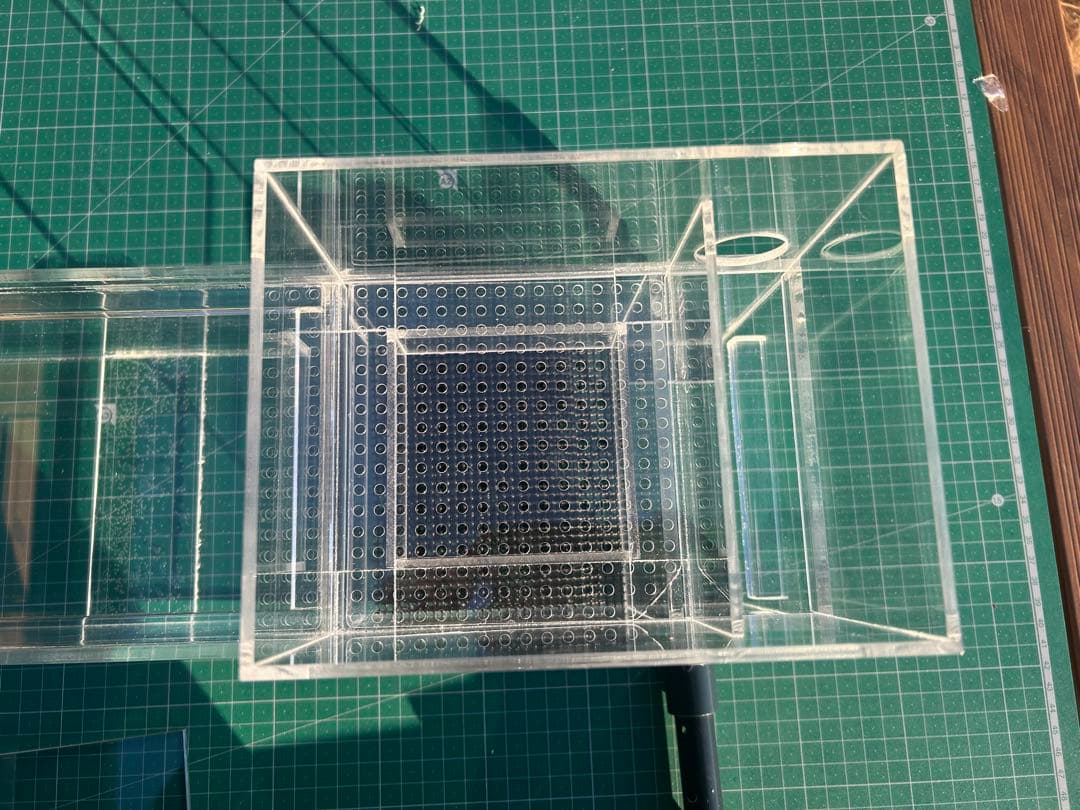 60cm水槽用　アクリル製上部濾過式アクアポニックス仕様