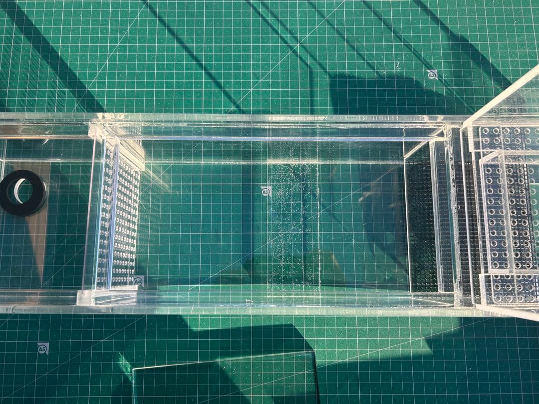 60cm水槽用　アクリル製上部濾過式アクアポニックス仕様