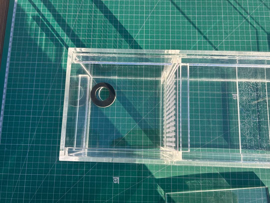 60cm水槽用　アクリル製上部濾過式アクアポニックス仕様