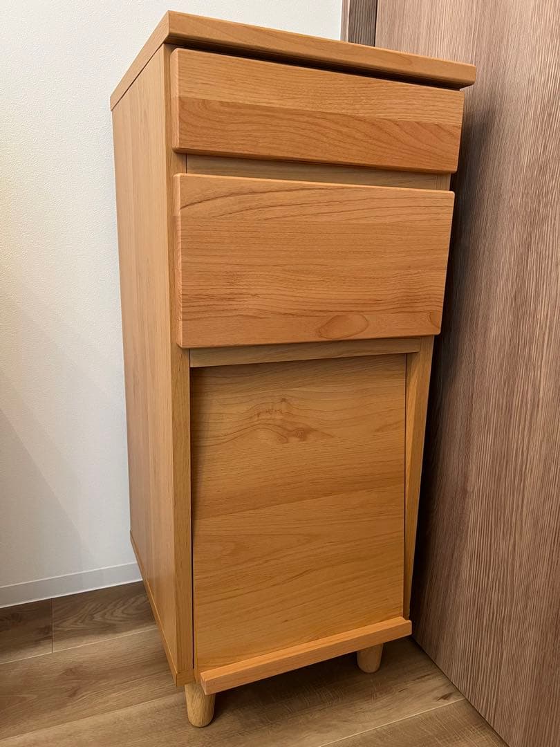 大川家具　ナチュラルウッドキャビネット