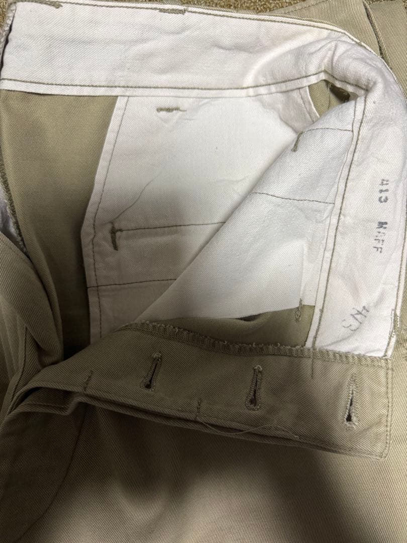 パンツ 40s US Military Twill Pants Size W33 L31