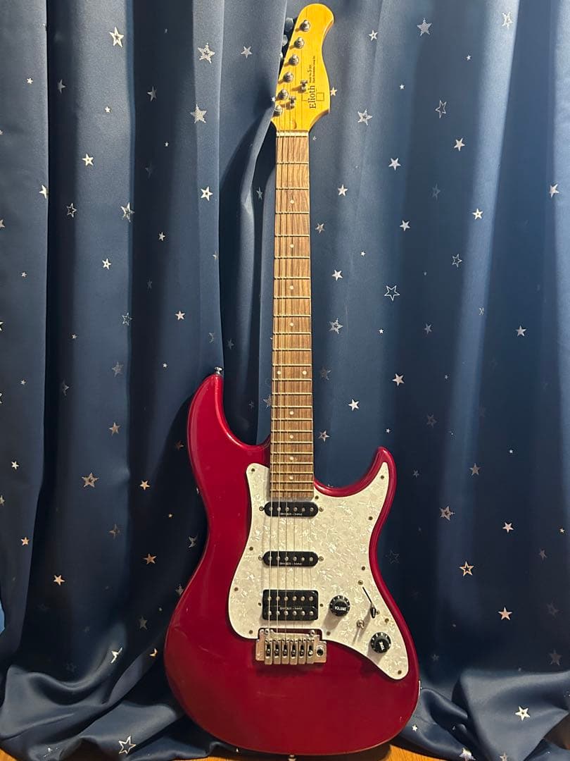 エリオス赤いエレキギター Snyder Maxピックアップ