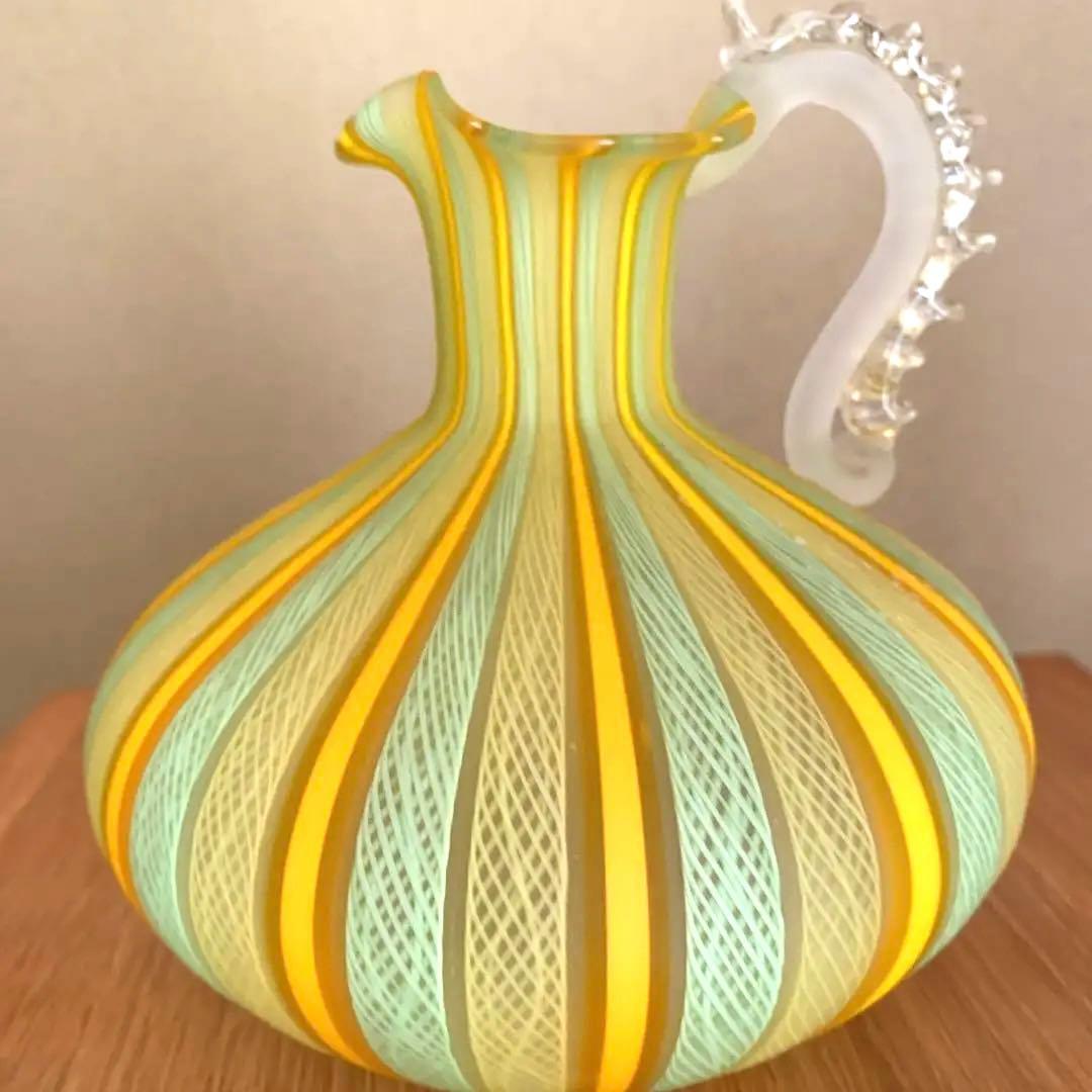 文化勲章受賞作家藤田喬平の手吹ヴェニス　FUJITA kyohei