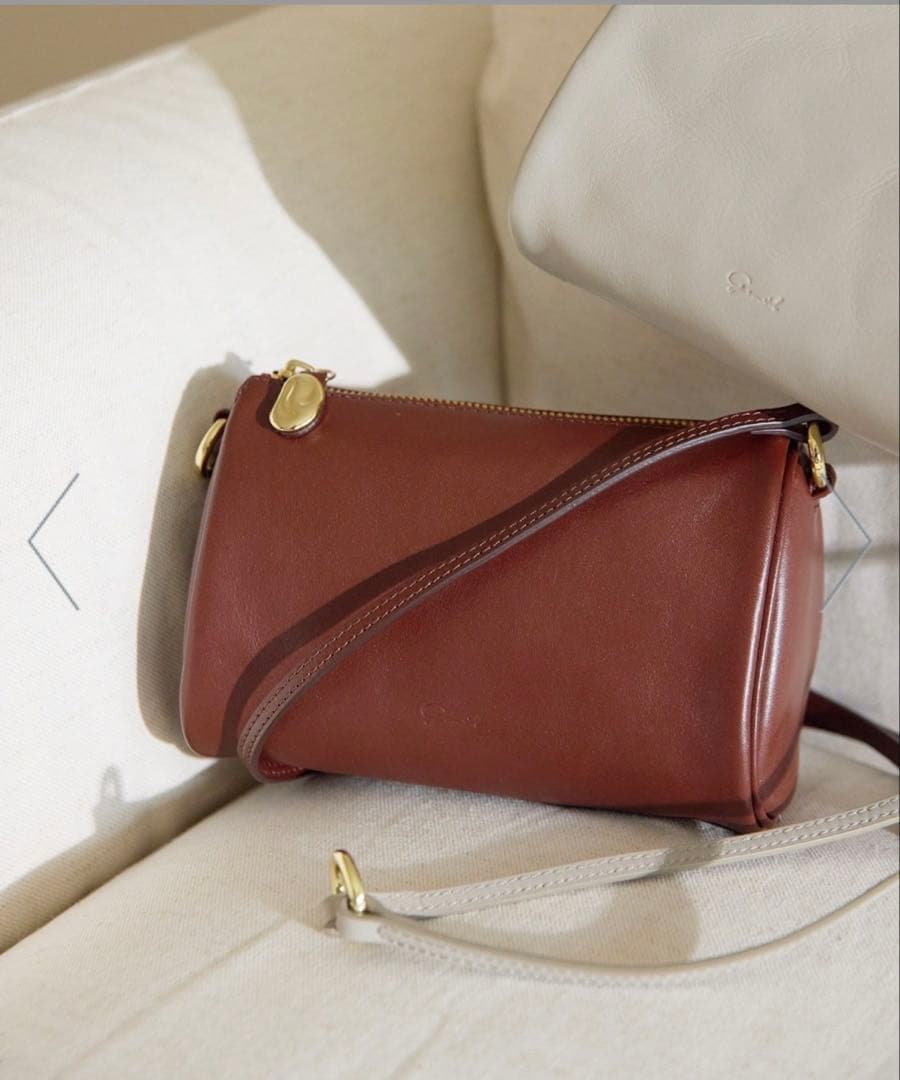 本日限定お値下げ！gemeil 本革　3WAYショルダーバッグS　ボルドー