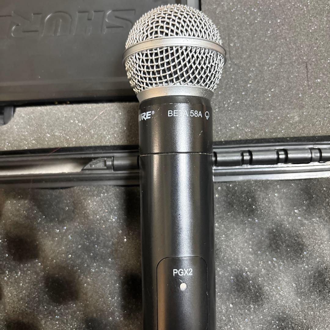 SHURE PGX4/BETA 58A ワイヤレスマイクセット