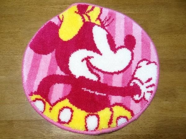 80年代 ビンテージ 日本製 東京ディズニーランド ミニーマウス ドアマット