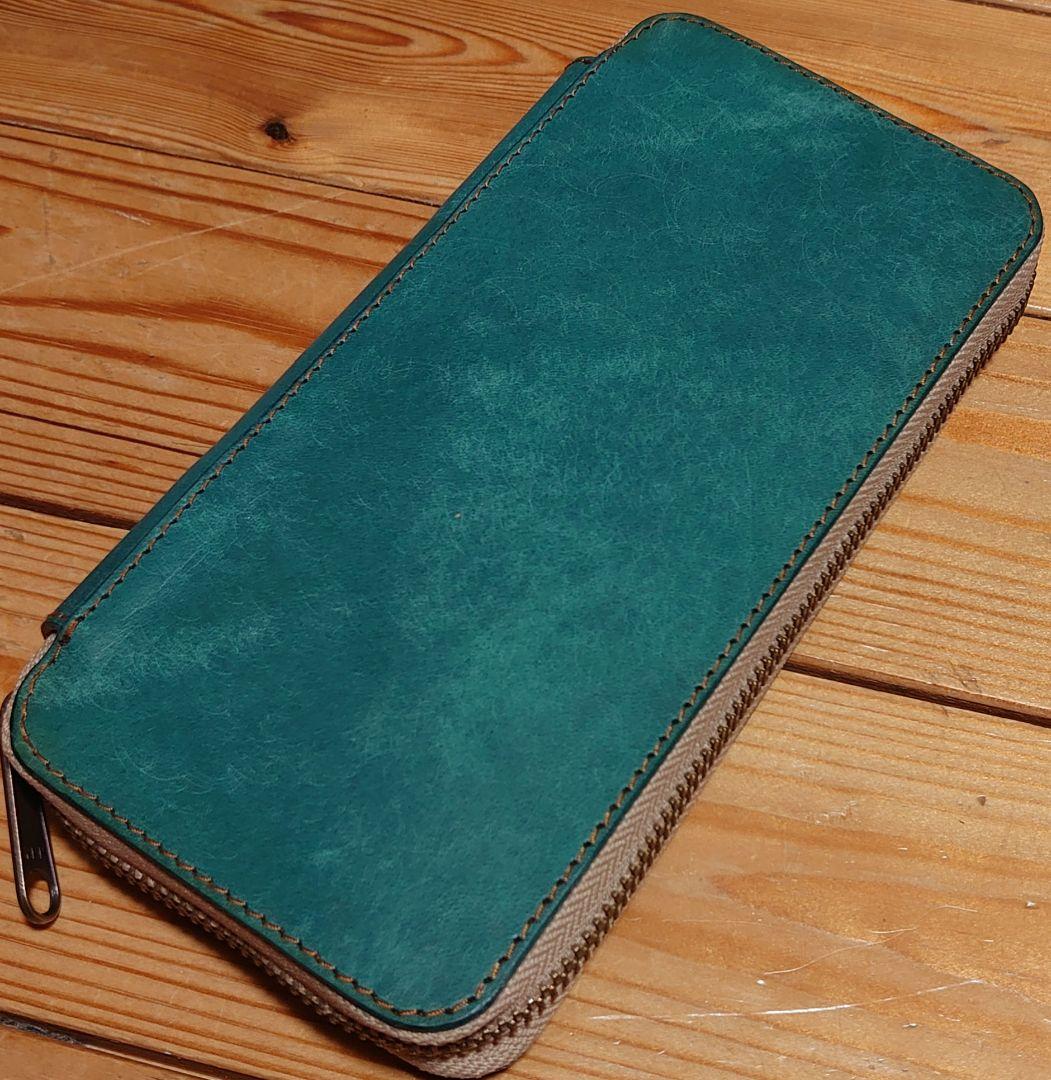 プエブロ　オルテンシア　ラウンドジップペンケース【検　バハギア　野原工芸　工房楔