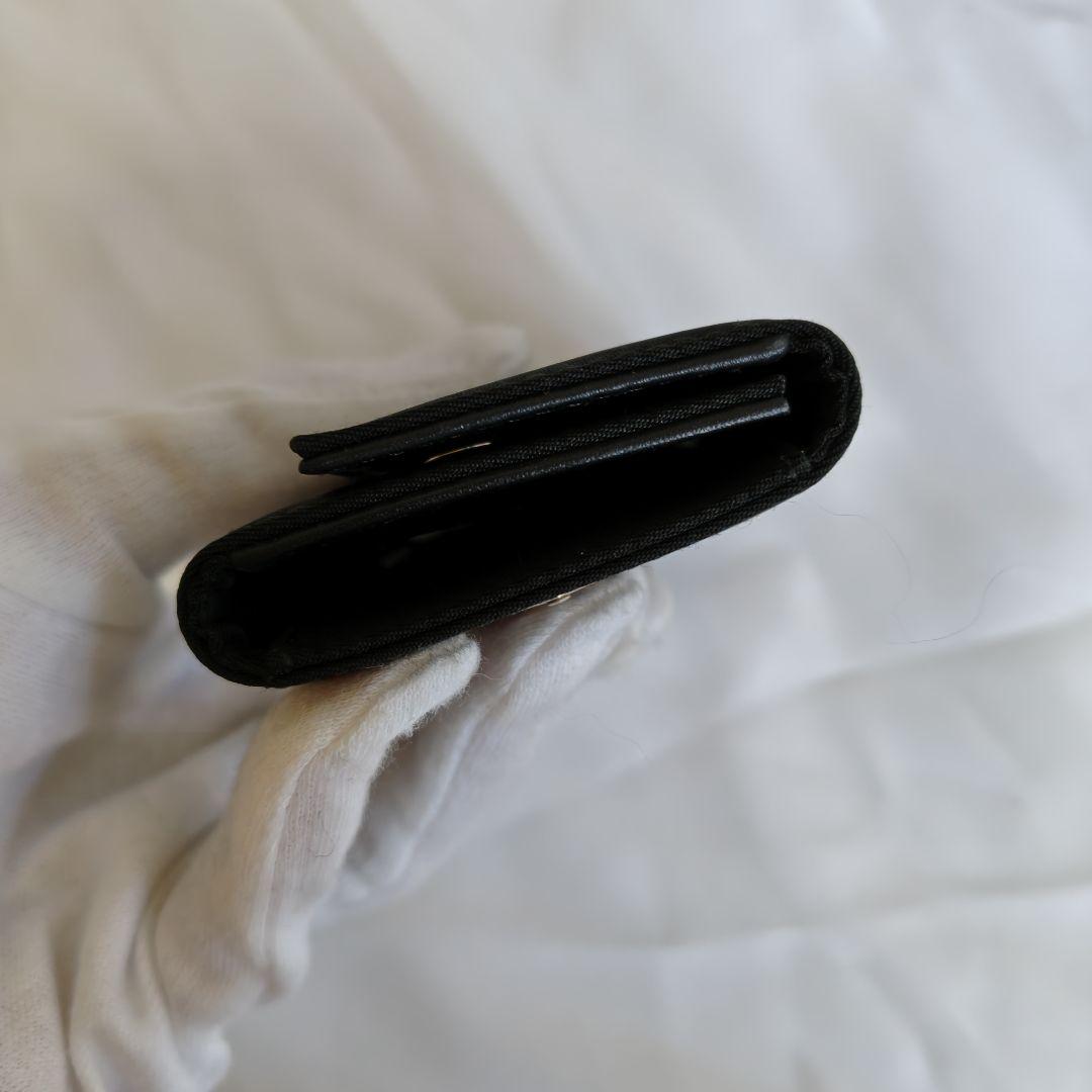 美品　PRADA ブラック ナイロン 6連 キーケース　箱付き 三角ロゴプレート