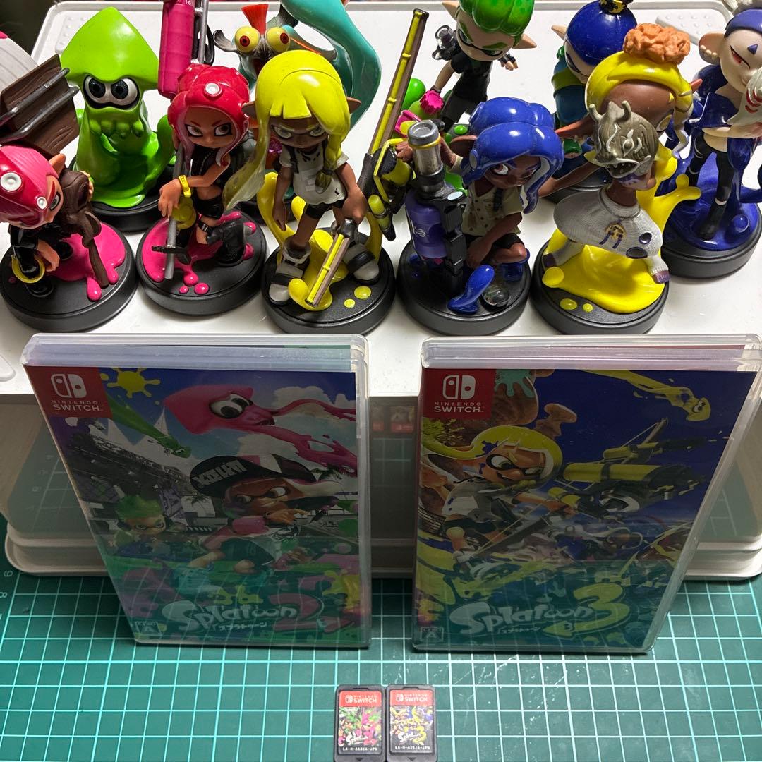 switch スプラトゥーン2・3＆amiibo10体セット