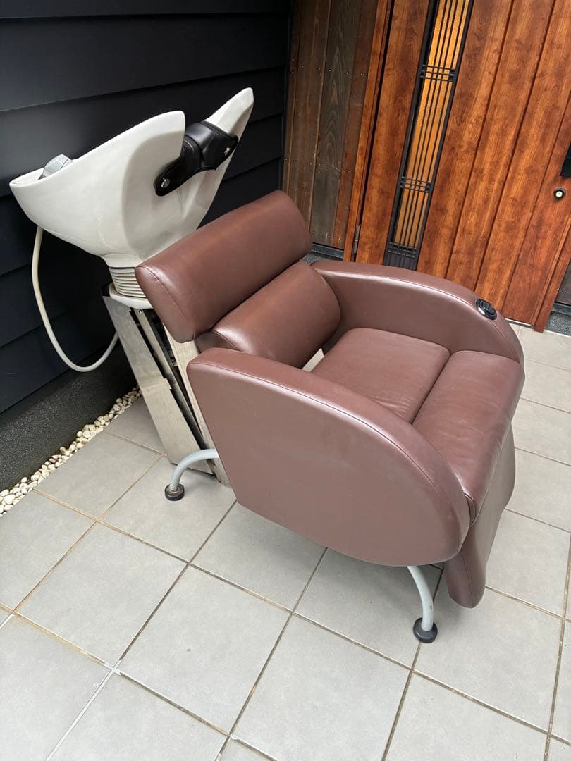 シャンプーボウルとシャンプー椅子のセット