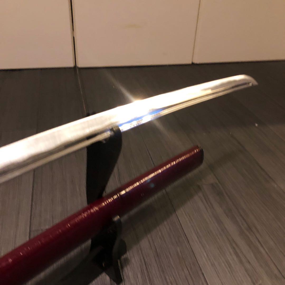 高級居合刀　高級模造刀　樋入り　茶拵え　亜合金刀身　名刀