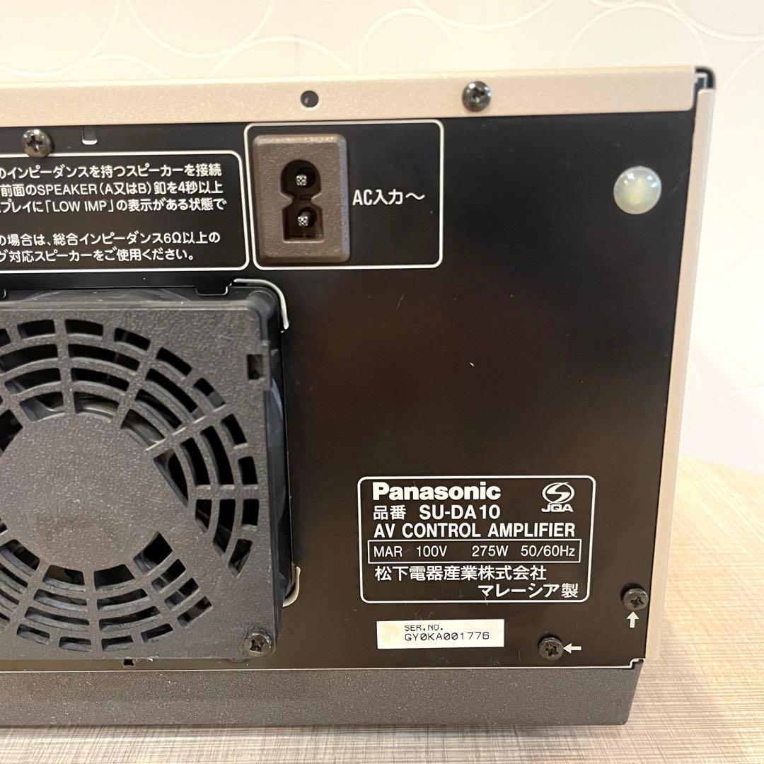 【Panasonic】 SU-DA10 AVアンプ MOS-FET 高音質