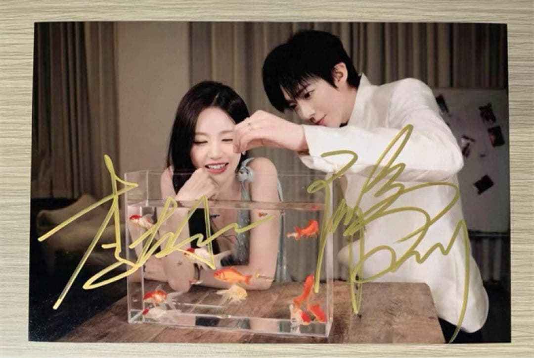 劉宇寧 李一桐 ドラマ「書卷一夢」宣伝直筆サイン写真 専用ページ