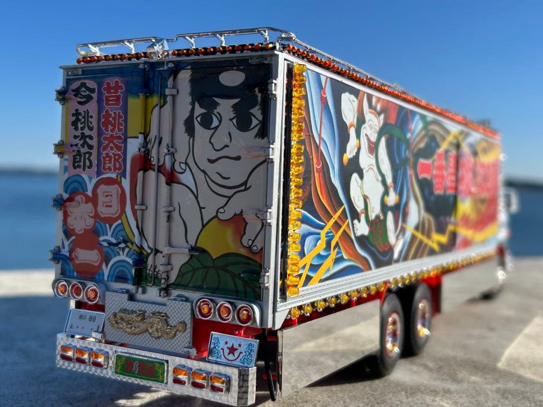 a*0様 トラック野郎一番星突撃一番星デコトラプラモデル