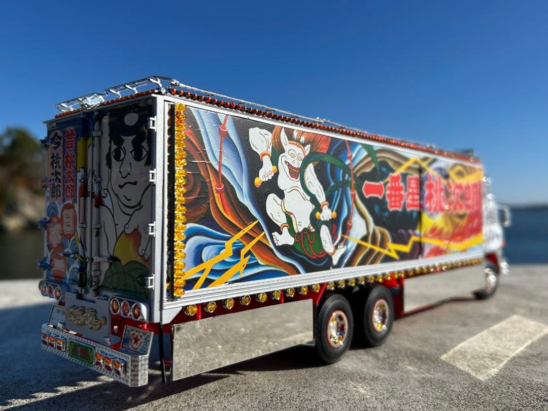 a*0様 トラック野郎一番星突撃一番星デコトラプラモデル