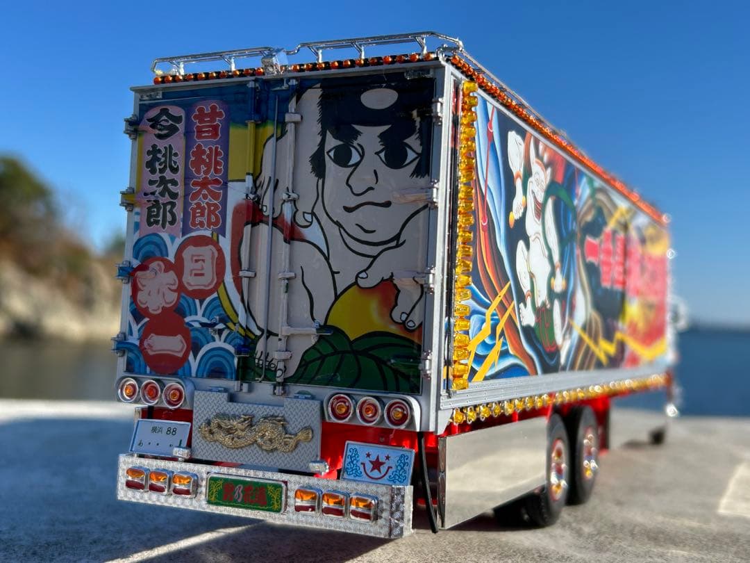 a*0様 トラック野郎一番星突撃一番星デコトラプラモデル