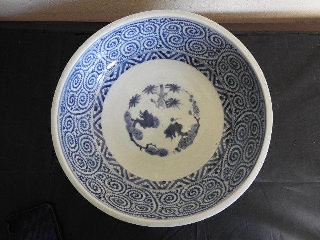 伊万里蛸唐草鉢　江戸時代　MA500