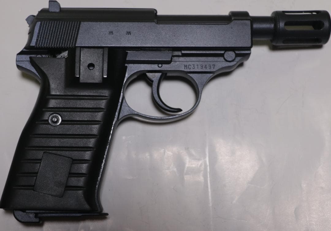 マルゼン製　ＨＷ樹脂ガスガン　ワルサーＰ３８アンクルタイプ　JASG合法品